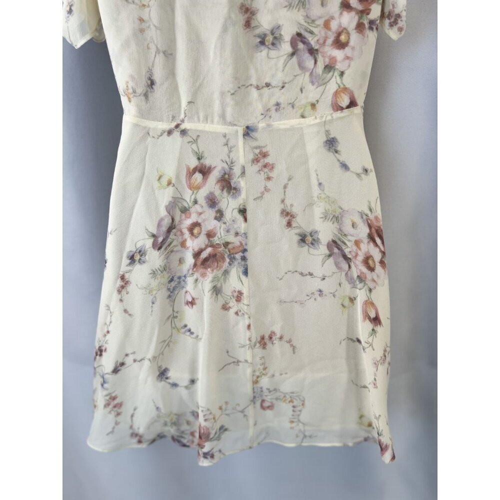 LoveShackFancy Cora Cream Floral Boho Mini Dress $425 - Picture 10 of 14